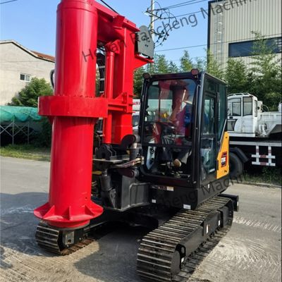 RCQ-10C Mini Hydraulic Rotary Piling Rig Kubota Mesin Diesel 2000mm Lebar Sasis