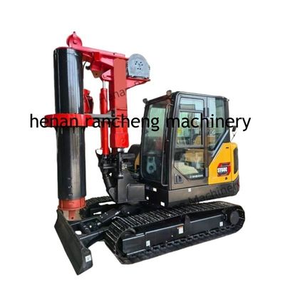 RCQ-10C Mini Hydraulic Rotary Piling Rig Kubota Mesin Diesel 2000mm Lebar Sasis