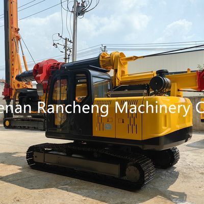 Pereboran Rotan Ringan Hidrolik Mini Piling Drill Rig Dengan kedalaman pengeboran 15m