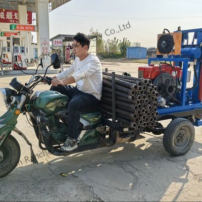 Mesin Pengeboran Sumur Air Trayikal Portable Hydraulic Kecil Untuk Pengeboran Lubang Efisien