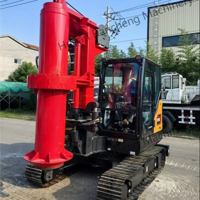 RCQ-10C Mini Hydraulic Rotary Piling Rig dengan Mesin Diesel Kubota 36KW