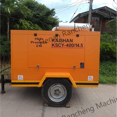 KSCY-400/14.5K 400cfm Diesel Portable Screw Air Compressor Dengan Mesin Cummins