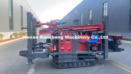RCF200C rig pengeboran sumur air dengan kedalaman 200 meter dengan mesin diesel 58KW