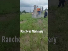 Mesin Pengeboran Lubang 200m 40hp Trailer Daya Kuda Dipasang Rig Pengeboran